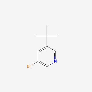 molecular formula C9H12BrN B567418 3-Bromo-5-(tert-butyl)pyridine CAS No. 1209458-34-3