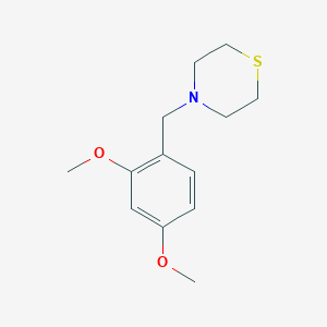 molecular formula C13H19NO2S B5674403 4-(2,4-dimethoxybenzyl)thiomorpholine 