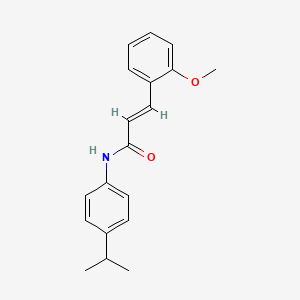 molecular formula C19H21NO2 B5674425 N-(4-isopropylphenyl)-3-(2-methoxyphenyl)acrylamide 