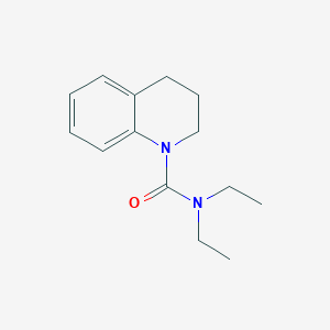 molecular formula C14H20N2O B5674534 N,N-diethyl-3,4-dihydro-1(2H)-quinolinecarboxamide 