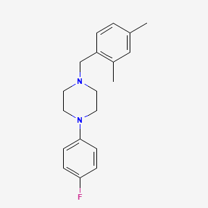 molecular formula C19H23FN2 B5674585 1-(2,4-dimethylbenzyl)-4-(4-fluorophenyl)piperazine CAS No. 52899-80-6