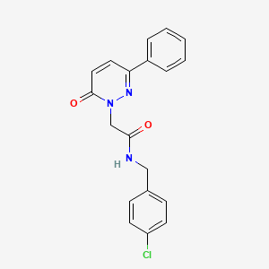 N-(4-chlorobenzyl)-2-(6-oxo-3-phenyl-1(6H)-pyridazinyl)acetamide