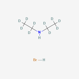 molecular formula C4H12BrN B567488 Diethyl-d10-amine hbr CAS No. 1219803-53-8