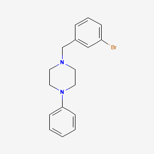 molecular formula C17H19BrN2 B5674888 1-(3-bromobenzyl)-4-phenylpiperazine 