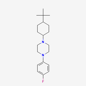 molecular formula C20H31FN2 B5674907 1-(4-tert-butylcyclohexyl)-4-(4-fluorophenyl)piperazine 