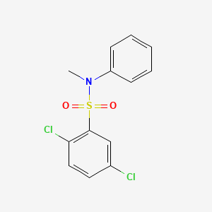 molecular formula C13H11Cl2NO2S B5674952 2,5-dichloro-N-methyl-N-phenylbenzenesulfonamide 