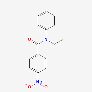 molecular formula C15H14N2O3 B5674977 N-乙基-4-硝基-N-苯甲酰苯胺 