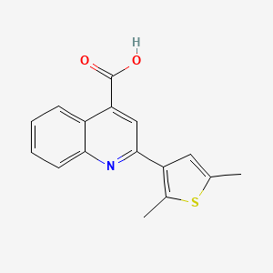 molecular formula C16H13NO2S B5674997 2-(2,5-dimethyl-3-thienyl)-4-quinolinecarboxylic acid 
