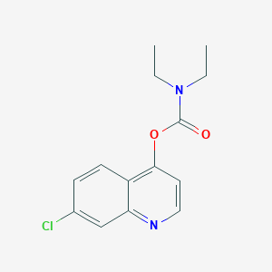 molecular formula C14H15ClN2O2 B5675018 7-chloro-4-quinolinyl diethylcarbamate 