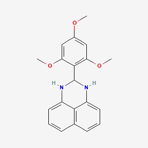 molecular formula C20H20N2O3 B5675154 2-(2,4,6-trimethoxyphenyl)-2,3-dihydro-1H-perimidine 