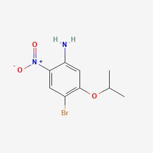 B567521 4-Bromo-5-isopropoxy-2-nitroaniline CAS No. 1255574-54-9