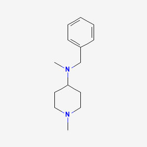 molecular formula C14H22N2 B5675279 N-benzyl-N,1-dimethyl-4-piperidinamine 