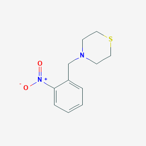 molecular formula C11H14N2O2S B5675327 4-(2-nitrobenzyl)thiomorpholine 