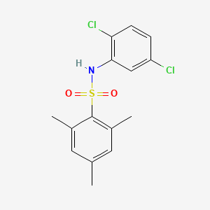molecular formula C15H15Cl2NO2S B5675375 N-(2,5-dichlorophenyl)-2,4,6-trimethylbenzenesulfonamide 