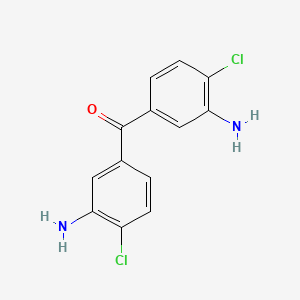 molecular formula C13H10Cl2N2O B5675477 bis(3-amino-4-chlorophenyl)methanone 