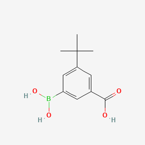 molecular formula C11H15BO4 B567571 3-T-Butyl-5-carboxyphenylboronic acid CAS No. 1217501-55-7