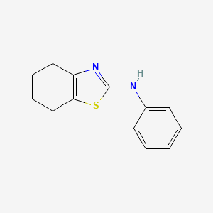 molecular formula C13H14N2S B5675778 N-phenyl-4,5,6,7-tetrahydro-1,3-benzothiazol-2-amine 