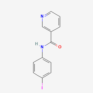 molecular formula C12H9IN2O B5676032 N-(4-iodophenyl)nicotinamide 