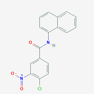 molecular formula C17H11ClN2O3 B5676075 4-chloro-N-1-naphthyl-3-nitrobenzamide 