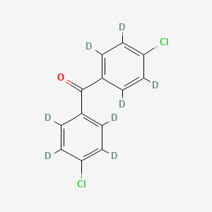 molecular formula C13H8Cl2O B567639 Bis(4-chloro-2,3,5,6-tetradeuteriophenyl)methanone CAS No. 1219806-01-5