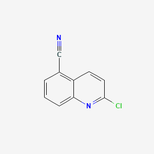 molecular formula C10H5ClN2 B567662 2-Chloroquinoline-5-carbonitrile CAS No. 1231761-06-0