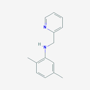 molecular formula C14H16N2 B5676631 (2,5-dimethylphenyl)(2-pyridinylmethyl)amine CAS No. 355382-32-0