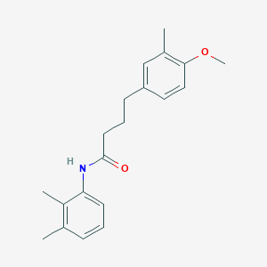 molecular formula C20H25NO2 B5676654 N-(2,3-dimethylphenyl)-4-(4-methoxy-3-methylphenyl)butanamide 
