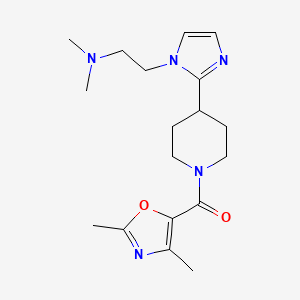 2-(2-{1-[(2,4-dimethyl-1,3-oxazol-5-yl)carbonyl]-4-piperidinyl}-1H-imidazol-1-yl)-N,N-dimethylethanamine