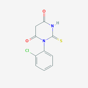 molecular formula C10H7ClN2O2S B5676734 1-(2-chlorophenyl)-2-thioxodihydro-4,6(1H,5H)-pyrimidinedione 