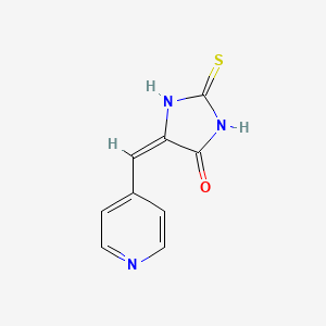 molecular formula C9H7N3OS B5676739 5-(4-pyridinylmethylene)-2-thioxo-4-imidazolidinone 