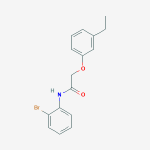 N-(2-bromophenyl)-2-(3-ethylphenoxy)acetamide