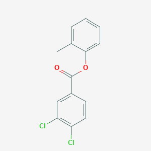 molecular formula C14H10Cl2O2 B5676772 2-methylphenyl 3,4-dichlorobenzoate 