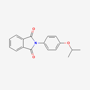 molecular formula C17H15NO3 B5676855 2-(4-isopropoxyphenyl)-1H-isoindole-1,3(2H)-dione 