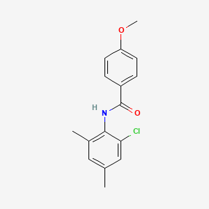 N-(2-chloro-4,6-dimethylphenyl)-4-methoxybenzamide