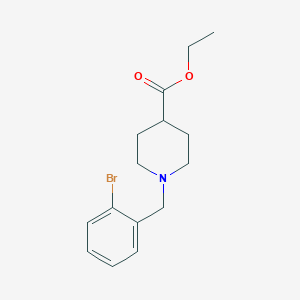 molecular formula C15H20BrNO2 B5677110 ethyl 1-(2-bromobenzyl)-4-piperidinecarboxylate 