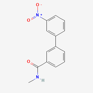 molecular formula C14H12N2O3 B567759 N-Methyl-3-(3-nitrophenyl)benzamide CAS No. 1365271-36-8