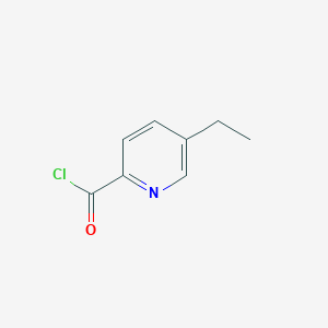 molecular formula C8H8ClNO B056776 5-Ethyl-2-pyridinecarbonyl chloride CAS No. 123475-84-3