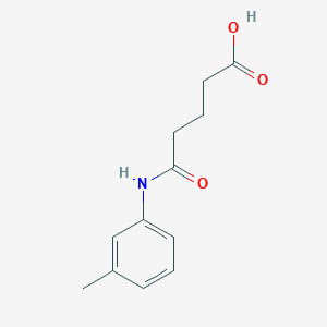 5-[(3-methylphenyl)amino]-5-oxopentanoic acid