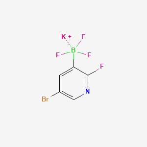 B567770 Potassium (5-bromo-2-fluoropyridin-3-yl)trifluoroborate CAS No. 1245906-64-2