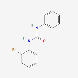 molecular formula C13H11BrN2O B5677701 N-(2-溴苯基)-N'-苯基脲 CAS No. 13114-91-5