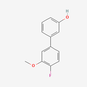 B567774 3-(4-Fluoro-3-methoxyphenyl)phenol CAS No. 1261957-92-9