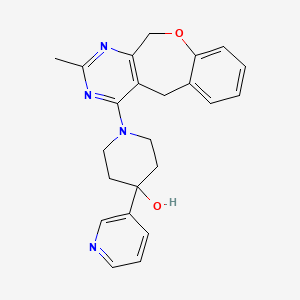 1-(2-methyl-5,11-dihydro[1]benzoxepino[3,4-d]pyrimidin-4-yl)-4-pyridin-3-ylpiperidin-4-ol
