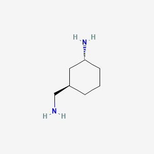 B567783 (1R,3R)-3-(Aminomethyl)cyclohexan-1-amine CAS No. 1206798-47-1