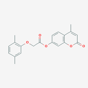 molecular formula C20H18O5 B5677893 4-methyl-2-oxo-2H-chromen-7-yl (2,5-dimethylphenoxy)acetate 