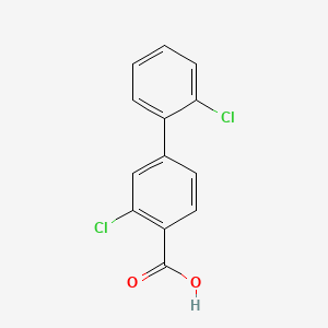 molecular formula C13H8Cl2O2 B567807 2',3-Dichloro-[1,1'-biphenyl]-4-carboxylic acid CAS No. 1237117-14-4