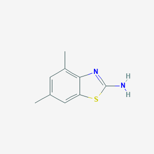 molecular formula C9H10N2S B056781 4,6-二甲基-1,3-苯并噻唑-2-胺 CAS No. 64036-71-1
