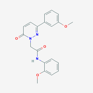 N-(2-methoxyphenyl)-2-[3-(3-methoxyphenyl)-6-oxo-1(6H)-pyridazinyl]acetamide