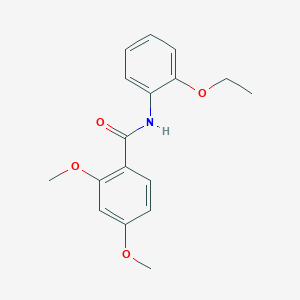 molecular formula C17H19NO4 B5678577 N-(2-ethoxyphenyl)-2,4-dimethoxybenzamide CAS No. 5663-10-5
