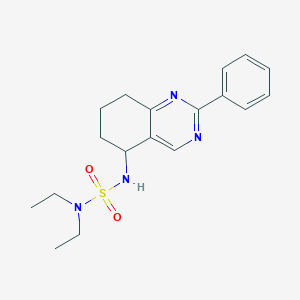 N,N-diethyl-N'-(2-phenyl-5,6,7,8-tetrahydroquinazolin-5-yl)sulfamide