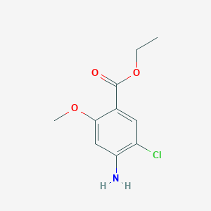 molecular formula C10H12ClNO3 B5678693 ethyl 4-amino-5-chloro-2-methoxybenzoate 